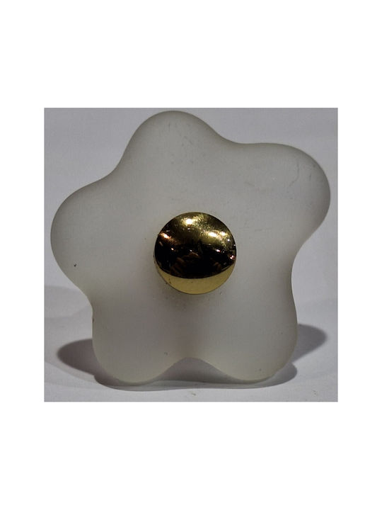Kunststoff Möbelgriff Italienisches Kristall Knopf Valli&valli 9060-mour Murano Kristall Φ35