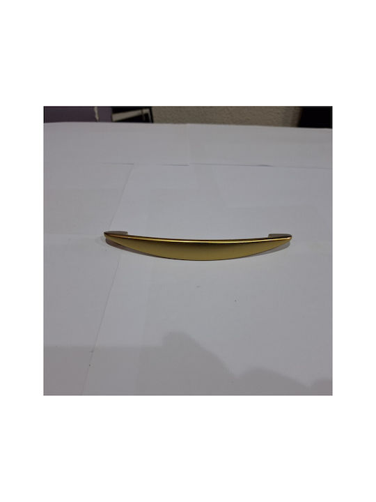 Italian Furniture Handle Eureka 11728-160-brz1 Gold Matte Size 16.0cm