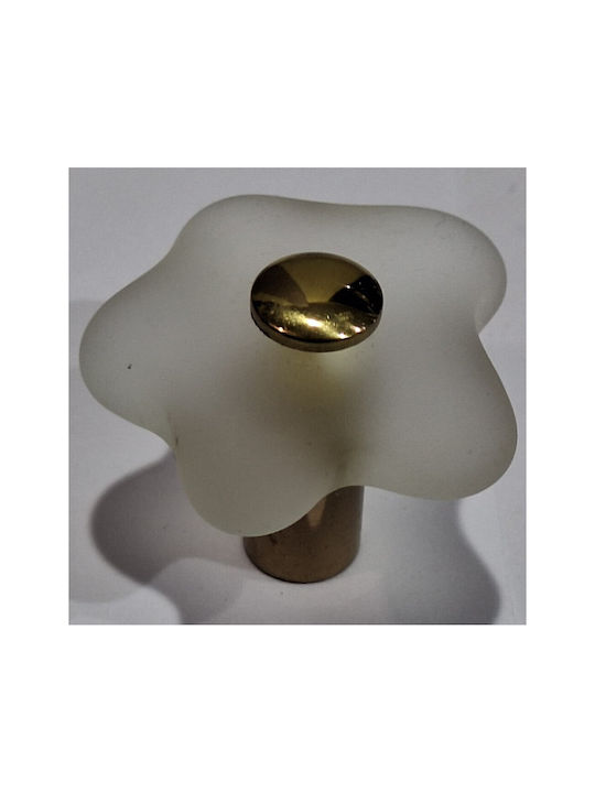 Kunststoff Möbelgriff Italienisches Kristall Knopf Valli&valli 9060-mour Murano Kristall Φ35