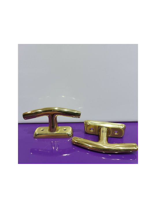 Italienischer Messing-Fenstergriff Mandelli 4766-oro1 Gold Glänzend Maße 105 × 29 × 55 Mm