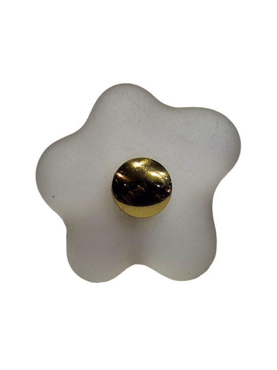 Kunststoff Möbelgriff Italienisches Kristall Knopf Valli&valli 9060-mour Murano Kristall Φ35