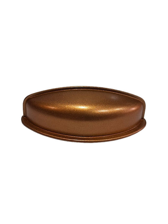 Italian Furniture Flush Handle Eureka 11725-064-brz1 Copper Dimension 6.4cm