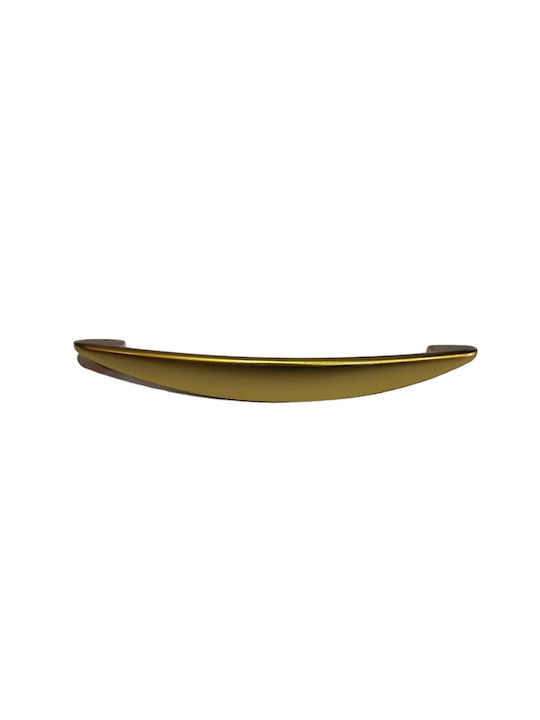 Italian Furniture Handle Eureka 11728-160-brz1 Gold Matte Size 16.0cm