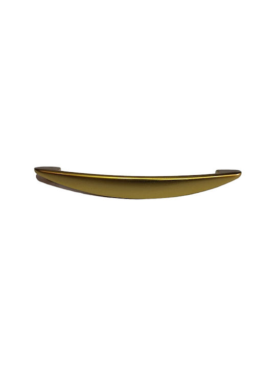 Italian Furniture Handle Eureka 11728-160-brz1 Gold Matte Size 16.0cm