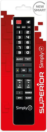 Superior Electronics Universal Remote Control Simply+ for Τηλεοράσεις