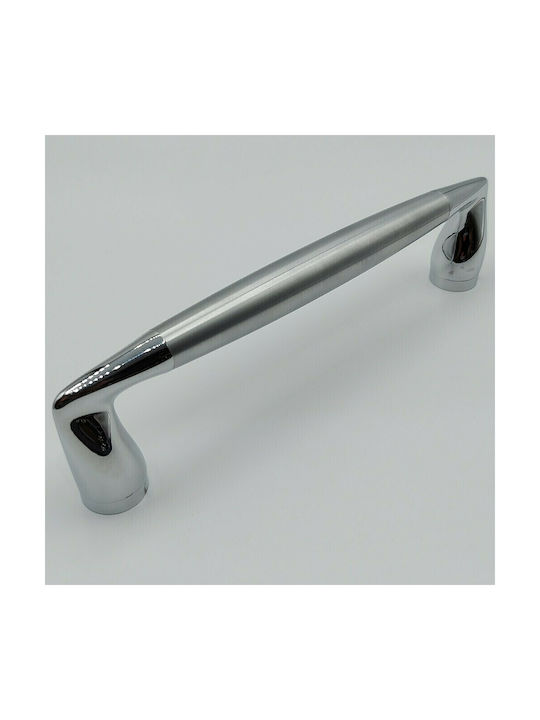 Italienischer Messing-Tastatur Außentür Mandelli 4898-ino Zweifarbige Größe 25,0cm