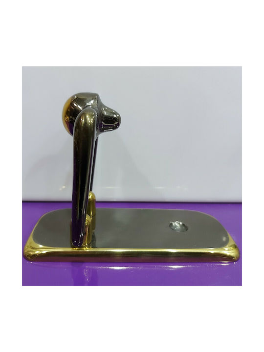 Front Door Knocker Italian Brass Mandelli 4937-aim1 Two-Tone Dimensions 165×95×50 Mm
