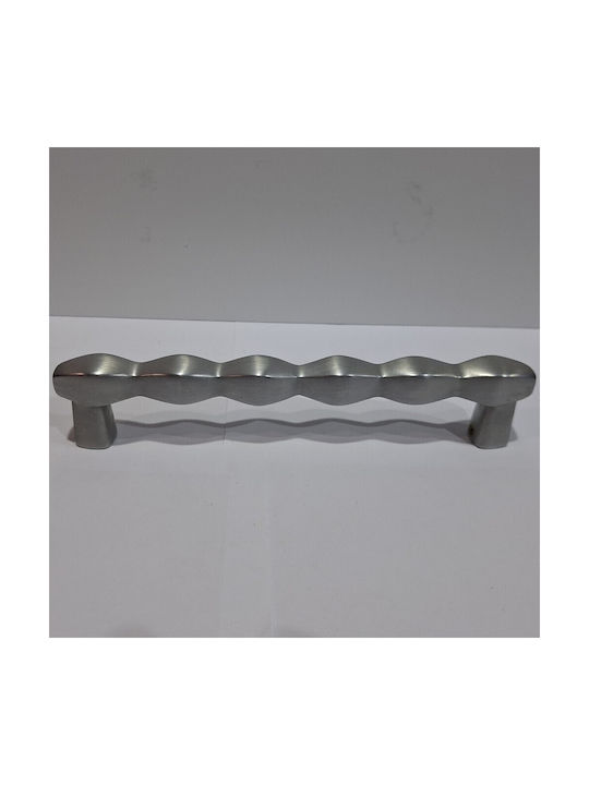 Ιταλική Ορειχάλκινη Λαβή Εξώπορτας Cal 4904-10c1 Χρωμιο Ματ Διάσταση 23,0cm