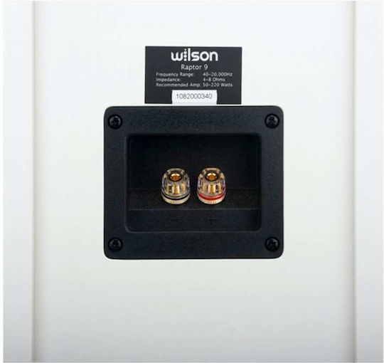 Wilson Raptor 9 Pereche Boxe Hi-Fi pardoseală 220W L19.5xA19.5xÎ116cm. Alb
