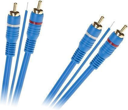 Kabel 2 X RCA 2 X RCA + Kern 5m