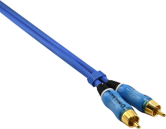 Oehlbach Audio Cable 2x RCA male - 2x RCA female 1m