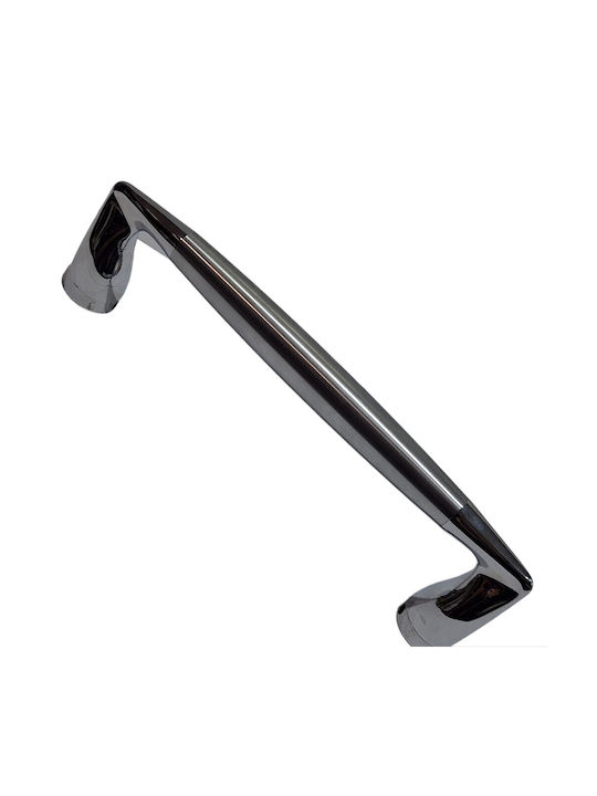 Italienischer Messing-Tastatur Außentür Mandelli 4898-ino Zweifarbige Größe 25,0cm
