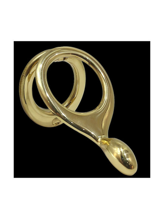 Mandelli 11196-oro1 Gold Glänzend Türklopfer für Vordertür