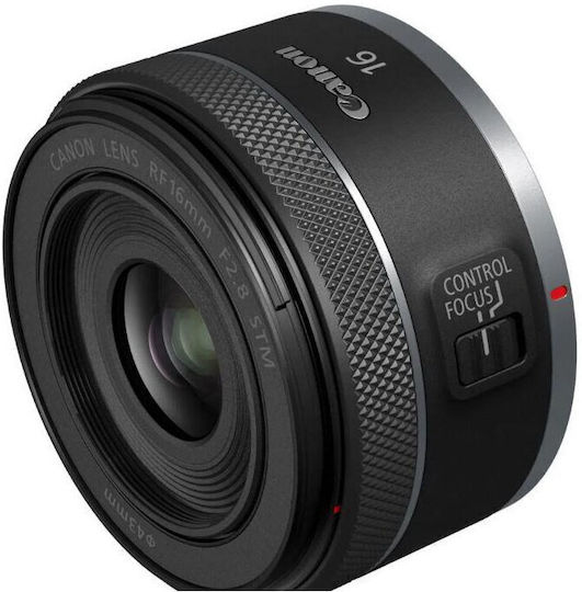 Canon Full Frame Camera Lens RF 16mm f/2.8 STM Wide Angle for Canon RF Mount Black