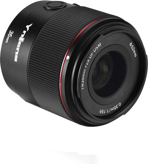 Yongnuo Full Frame Φωτογραφικός Φακός 35mm f/2S DF DSM Σταθερός για Sony E Mount Μαύρος