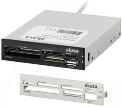 Akasa Εσωτερικό Card Reader USB 2.0 για SD/microSD/MemoryStick/CompactFlash