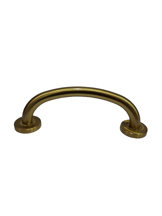 Italienische Messing-Türgriff Valli&valli 4913-20a1 Gold Matt Satinierte Größe 21,0cm