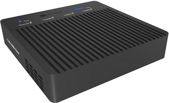 Icy Box Storage Docking Station Ib-4013mcl-c4 4-bays M.2 Nvme Ssds 1:3 Clone Usb4 Black