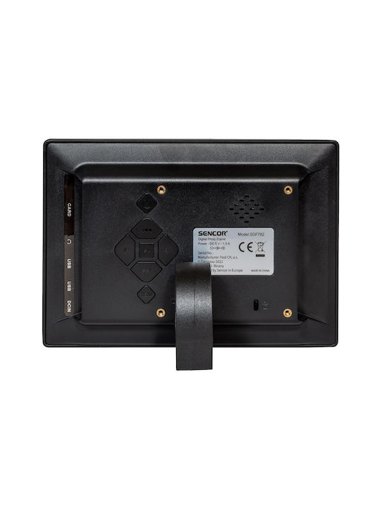 Sencor SDF 782 Ψηφιακή Κορνίζα 7" Ανάλυσης 1024x600 Μαύρη SDF 782 BK