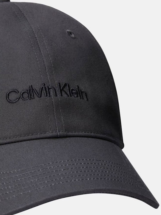 Calvin Klein Hat Logo Embroidery Baseball Cap Black