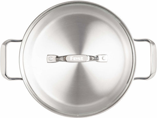 Fest Deep Stainless Steel Pot 2.5lt / 20cm