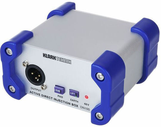 Klark Teknik DN100 V2 Active 1 Channel DI Box with Phantom Power