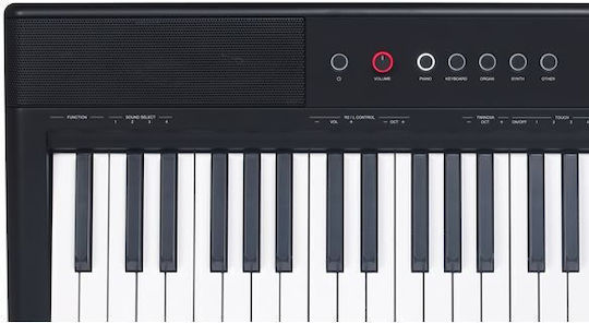 Klavier Electric Stage Piano SP-C120 with 88 Weighted Keys Built-in Speakers and Connection with Headphones and Computer Black