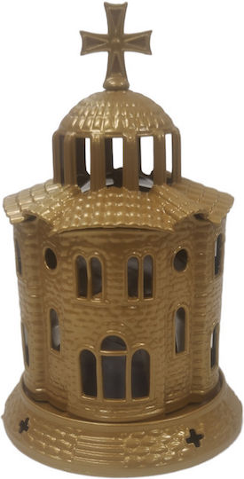 Church Vigil Oil Lamp Candle Cup Gold