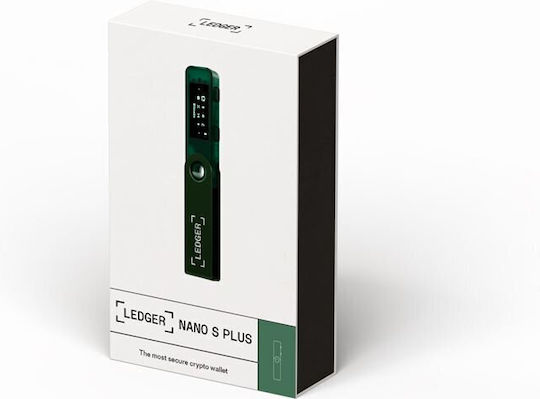 Ledger Nano S Plus Cryptocurrency Wallet Emerald Green