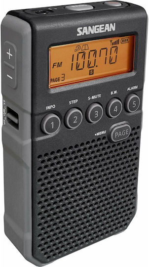 Sangean DT-800 Ραδιοφωνάκι Μπαταρίας Μαύρο