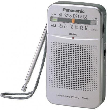 Panasonic RF-P50D Cu baterie Argintiu