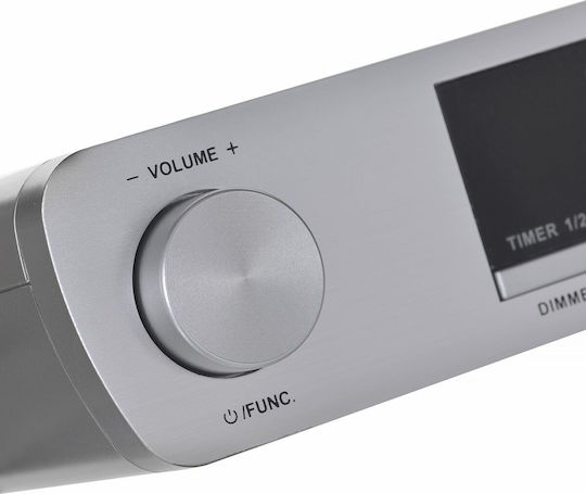 Blaupunkt KR14BT Επιτραπέζιο Ραδιόφωνο Ρεύματος με Bluetooth Ασημί