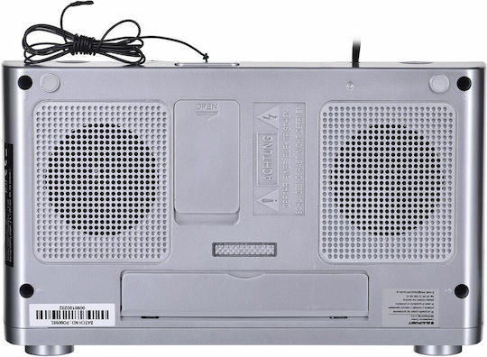 Blaupunkt KR14BT Επιτραπέζιο Ραδιόφωνο Ρεύματος με Bluetooth Ασημί