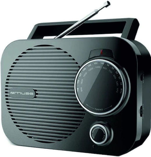 Muse M-050 R Retro Φορητό Ραδιόφωνο Μπαταρίας Μαύρο