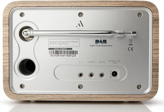 Argon Audio Radio 1 Επιτραπέζιο Ραδιόφωνο Ρεύματος DAB+ Ash