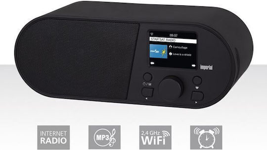 Imperial AV i105 Επιτραπέζιο Ραδιόφωνο Ρεύματος με USB Μαύρο
