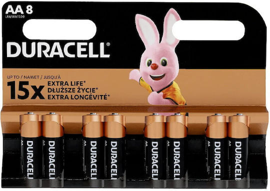 Duracell Alkaline Batterien AA 1.5V 8Stück