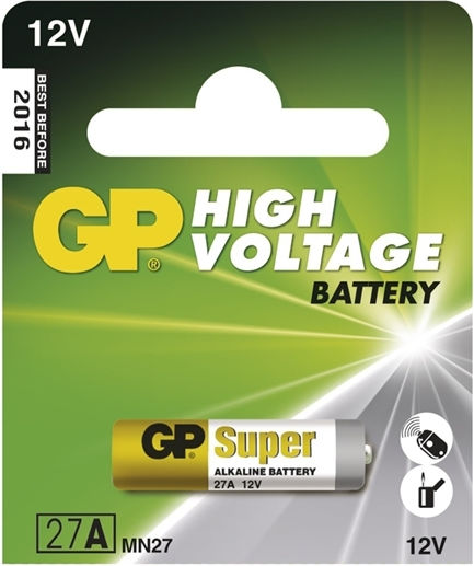 GP Batteries Alkaline Batterie A27 12V 1Stück