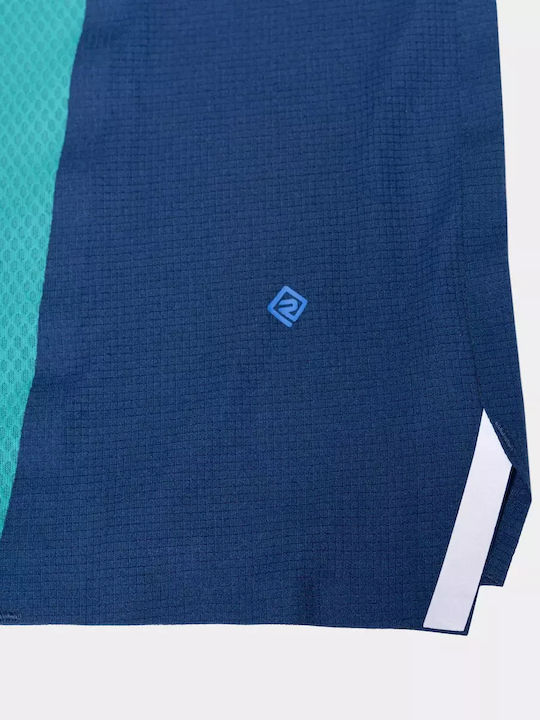 Bluse Dark Navy/deep Laguna Green