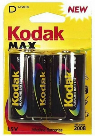 Kodak Xtralife Αλκαλικές Μπαταρίες D 1.5V 2τμχ