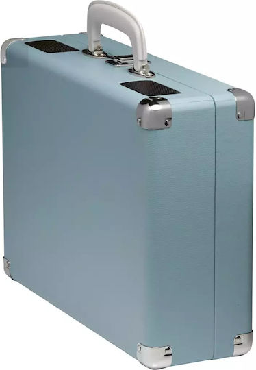 Denver VPL-120 MK2 111201100040 Βαλιτσάκι Πικάπ με Προενίσχυση και Ενσωματωμένα Ηχεία Μπλε