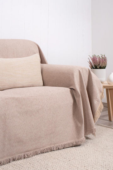Naf Naf Highline Ριχτάρι Τριθέσιου Καναπέ Chenille 180x300εκ. Dk Beige 358-135