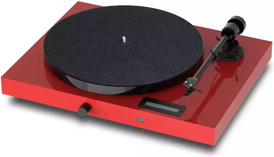 Pro-Ject Audio Juke box E High Gloss + Ortofon OM 5E 13768-836 Πικάπ με Belt Drive και Προενίσχυση Κόκκινο