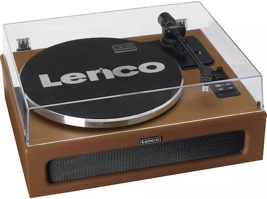 Lenco LS-430BN LS-430BN Πικάπ με Direct Drive, Προενίσχυση και Ενσωματωμένα Ηχεία Καφέ