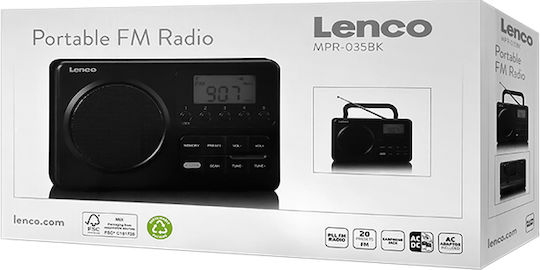 Lenco LS-301 LS-301BK Πικάπ με Belt Drive, Προενίσχυση και Ενσωματωμένα Ηχεία Μαύρο