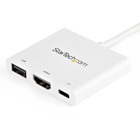 StarTech USB-C Docking Station με HDMI 4K PD Λευκό (CDP2HDUACPW)