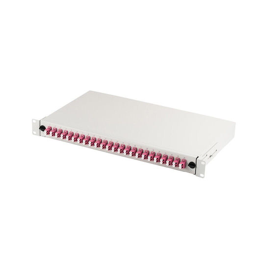 Digitus Οπτικό Patch Panel για Rack 1U 19" 24 Θυρών Γκρι
