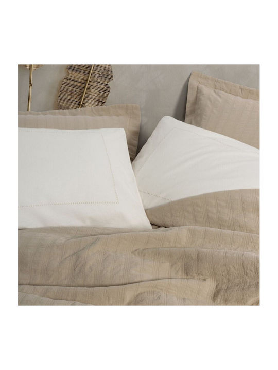 Cottonbox Set Paturi & Cuverturi Pat Supraînălțat Bumbac Bej 240x230cm 6 Bucăți