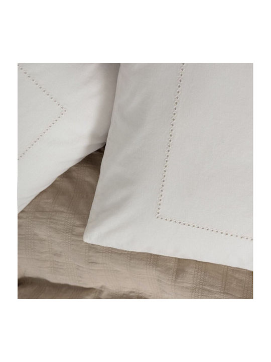 Cottonbox Set Paturi & Cuverturi Pat Supraînălțat Bumbac Bej 240x230cm 6 Bucăți