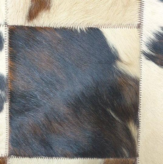 Covor Piele Handmade Tapicap Skin 20 Bej Puncte 140x200 Cm